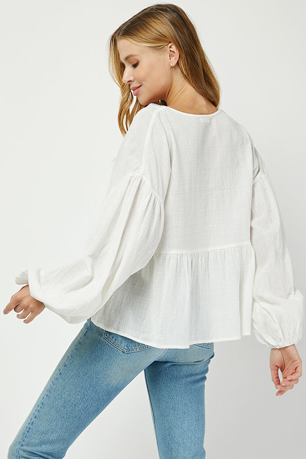 Lace Whisper Blouse - YT3066BJ