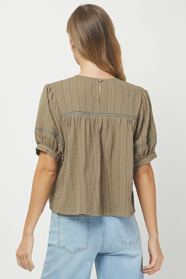 The Boho Sage Valley Blouse - YT3067BJ