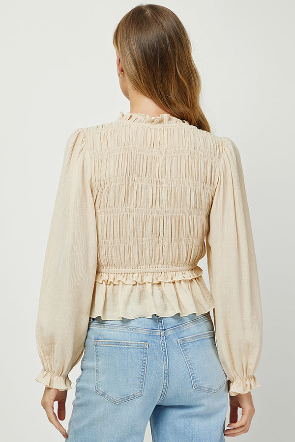 Sunkissed Ruffle Tie Top - YT3076KJ