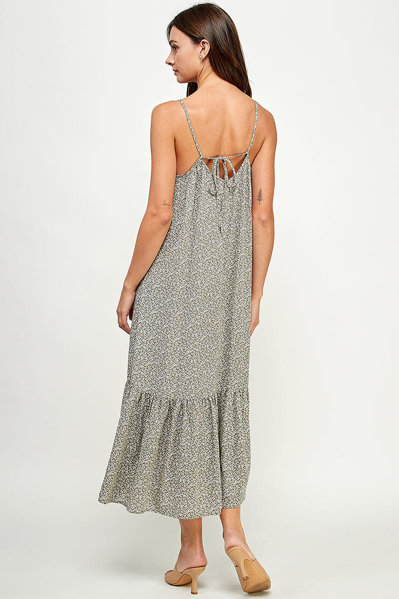 Daisy Meadow Tiered Maxi Dress - YD1171BJ