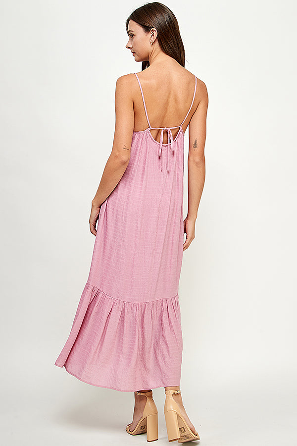 Lily Lane Tiered Back-Tie Dress - YD1170BJ
