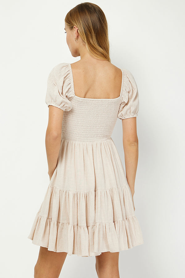 YURA - Cotton Crinkle Babydoll Dress