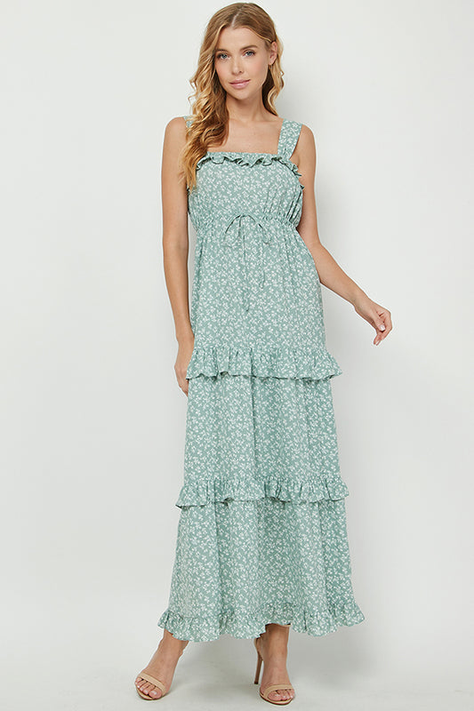 Yura - Romantic Floral Maxi Dress - YD1275KJ