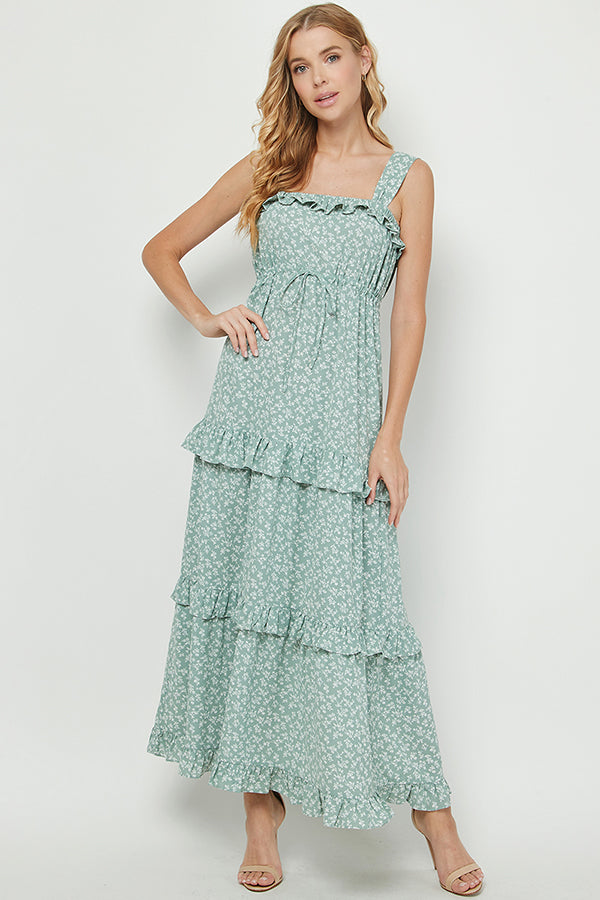 Yura - Romantic Floral Maxi Dress - YD1275KJ
