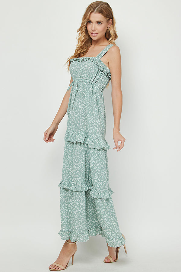 Yura - Romantic Floral Maxi Dress - YD1275KJ