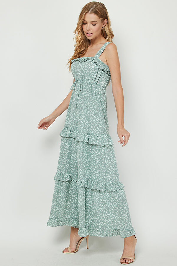 Yura - Romantic Floral Maxi Dress - YD1275KJ