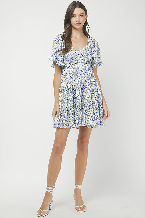 Bluebell Bloom Tiered Dress - YD1398BJ