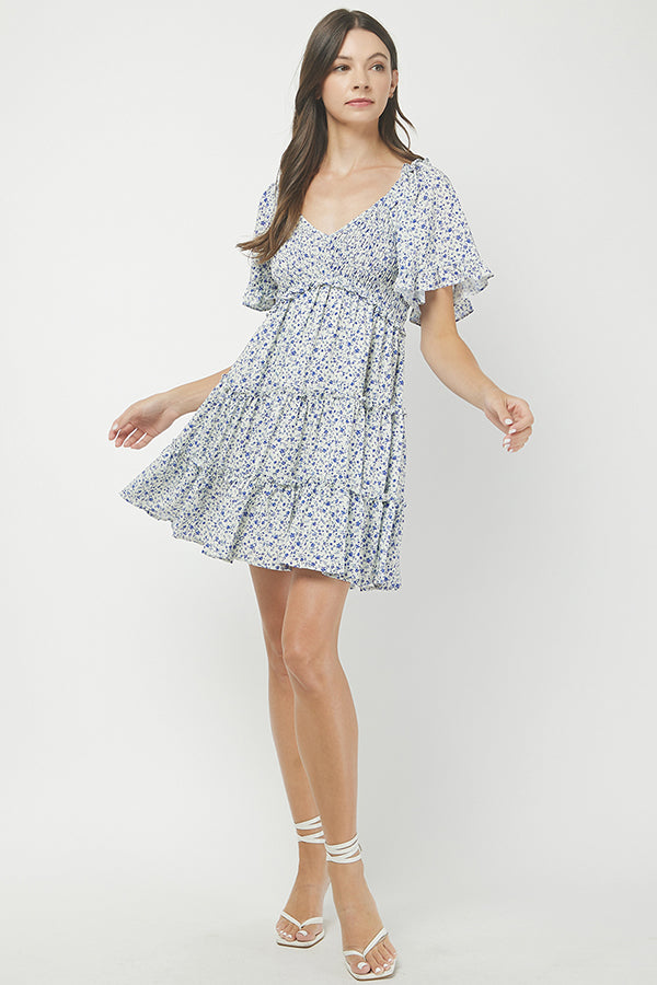 Bluebell Bloom Tiered Dress - YD1398BJ