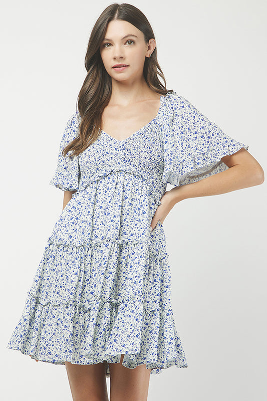 Bluebell Bloom Tiered Dress - YD1398BJ