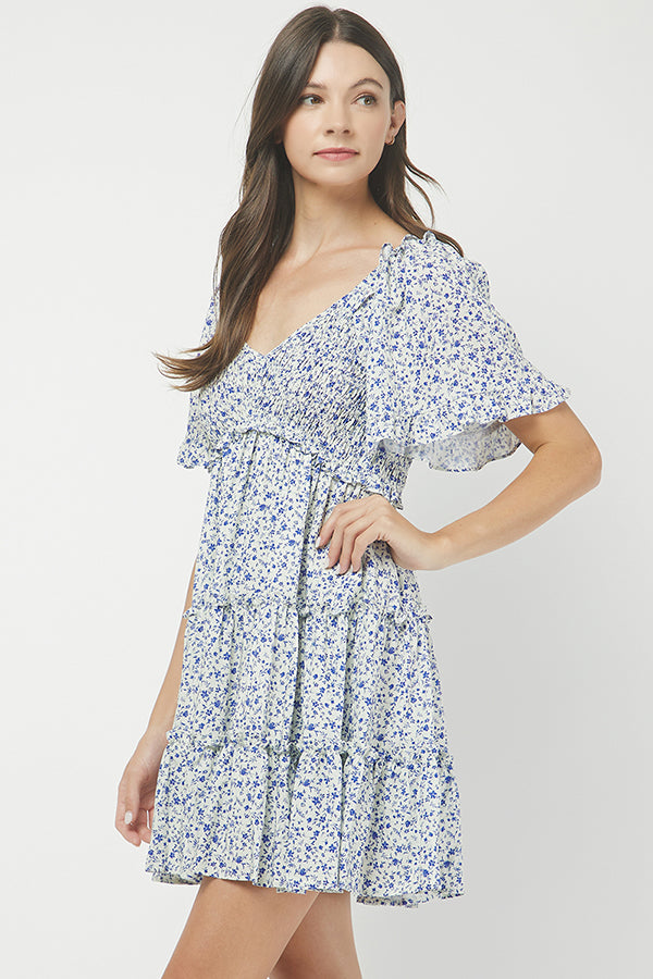 Bluebell Bloom Tiered Dress - YD1398BJ