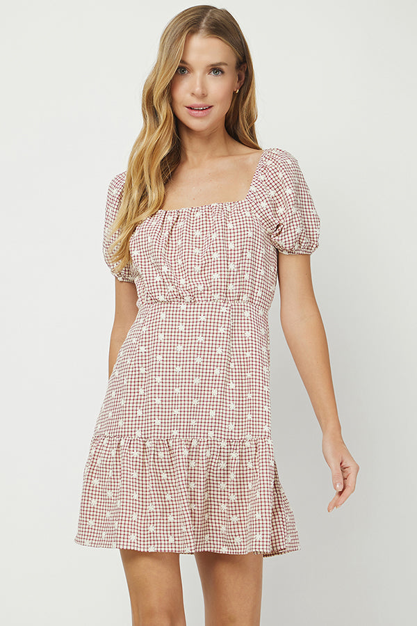 Cherrywood Check Dress - YD1435KJ