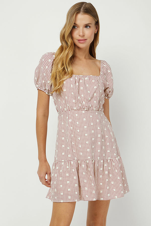 Cherrywood Check Dress - YD1435KJ