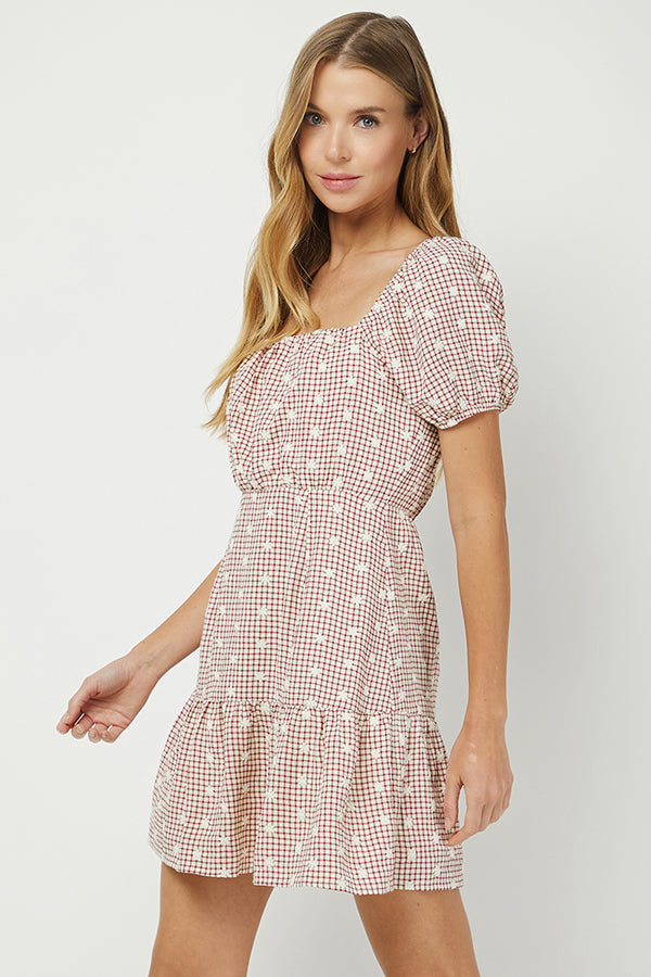 Cherrywood Check Dress - YD1435KJ