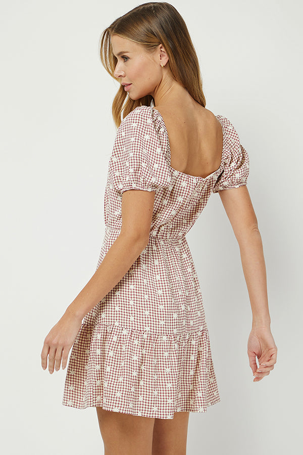 Cherrywood Check Dress - YD1435KJ