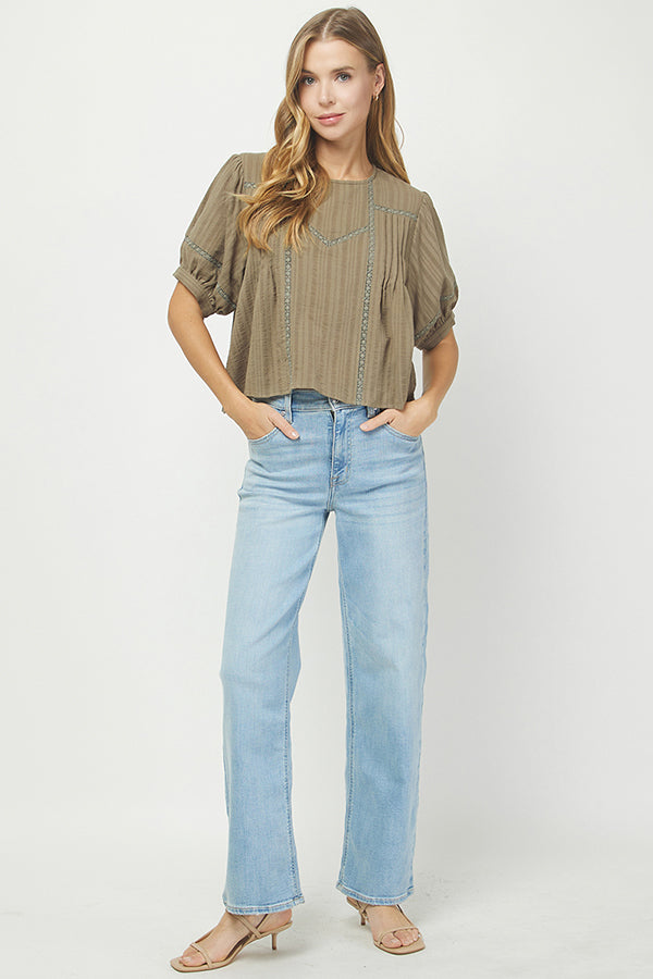 The Boho Sage Valley Blouse - YT3067BJ