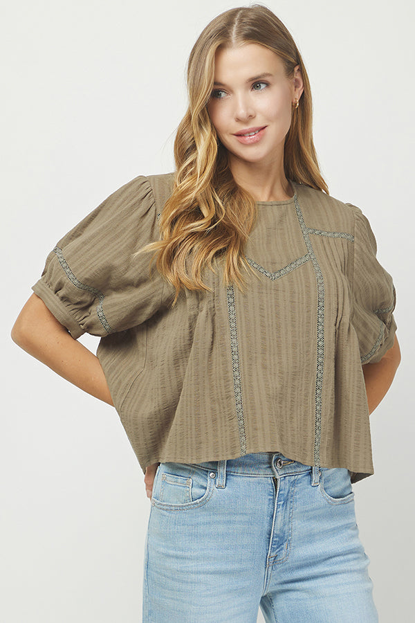 The Boho Sage Valley Blouse - YT3067BJ