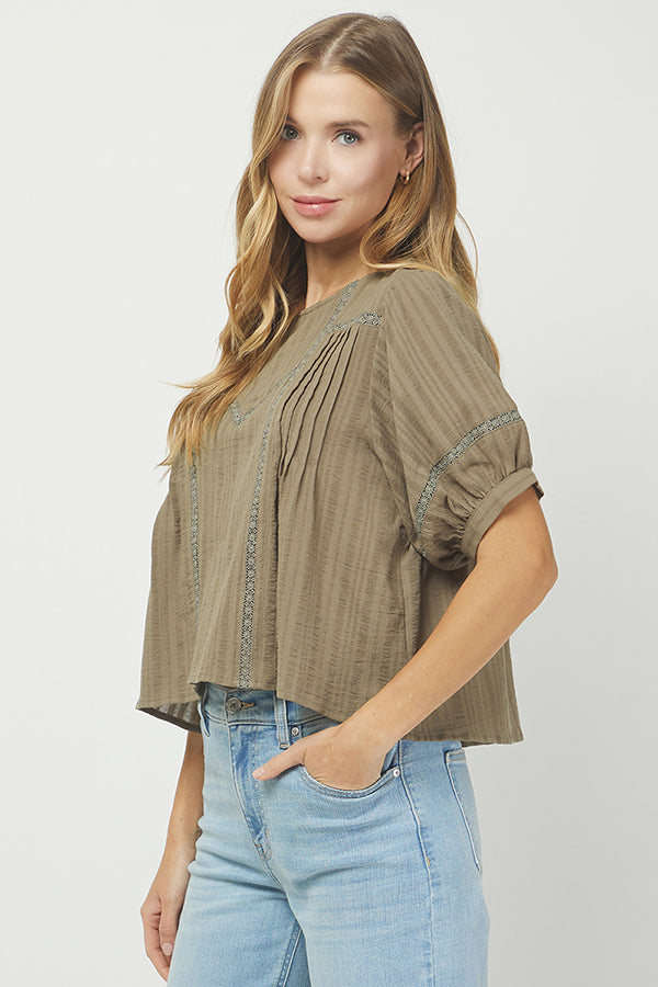 The Boho Sage Valley Blouse - YT3067BJ