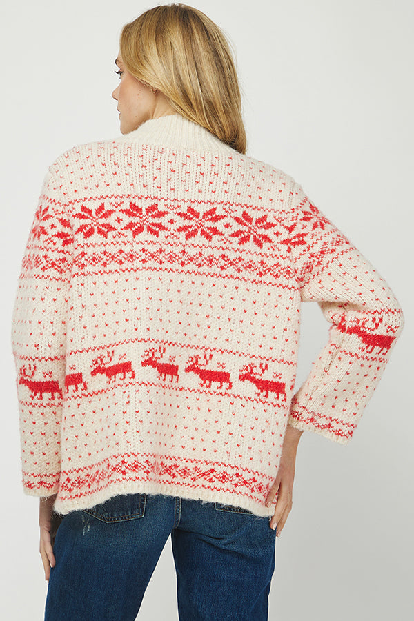 Holiday Cozy Knit Jacket - YW6036KJ