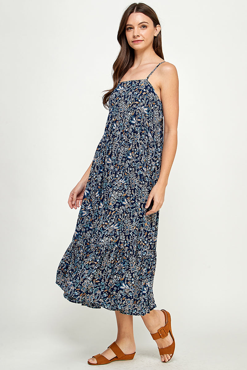 Yura Bohemian Paisley Maxi Dress - YD1182BJ